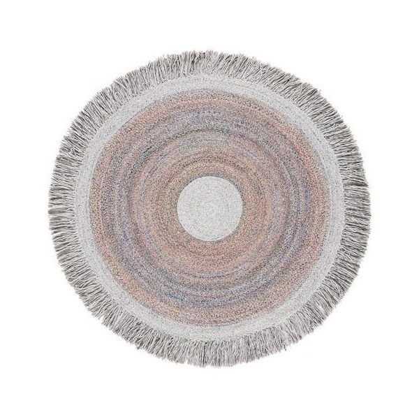 Safavieh 3 x 3 ft. Cape Cod Round Area RugYellow & Pink CAP227C-3R - main